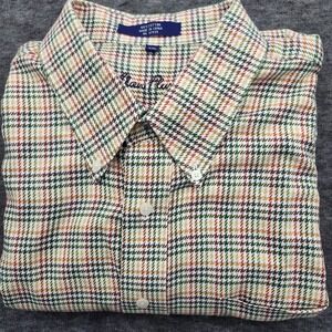Alan Flusser Men's Shirt Size 2XL Colorful Button Down Long Sleeve